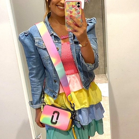 💥SALE🌈Snapshot The Marc Jacobs airbrush snapshot multicolor purse crossbody bag - Picture 5 of 17